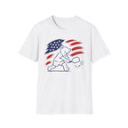USA Teddy Bear Pickleball Flag