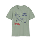 Eagle Home of the Free Land of the Brave T-Shirt