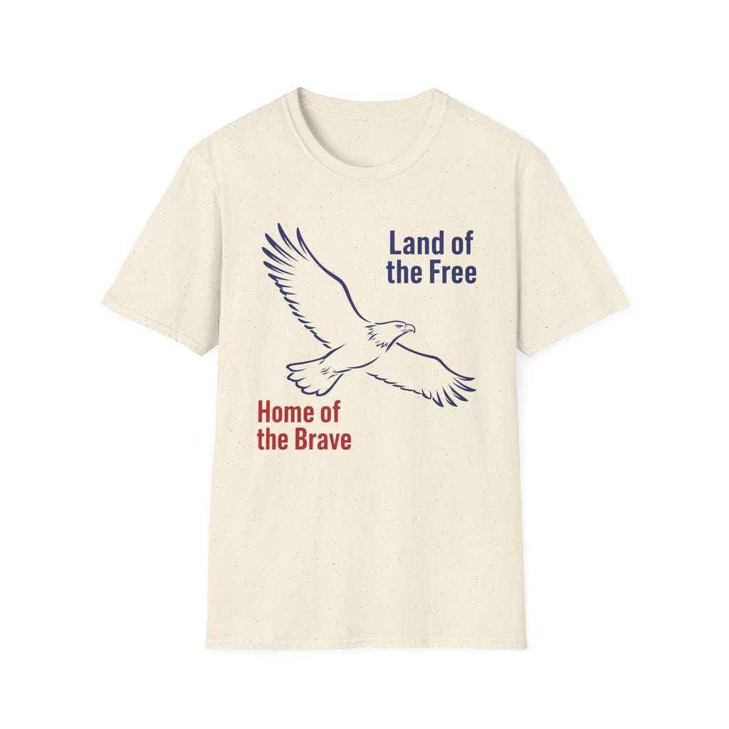 Eagle Home of the Free Land of the Brave T-Shirt
