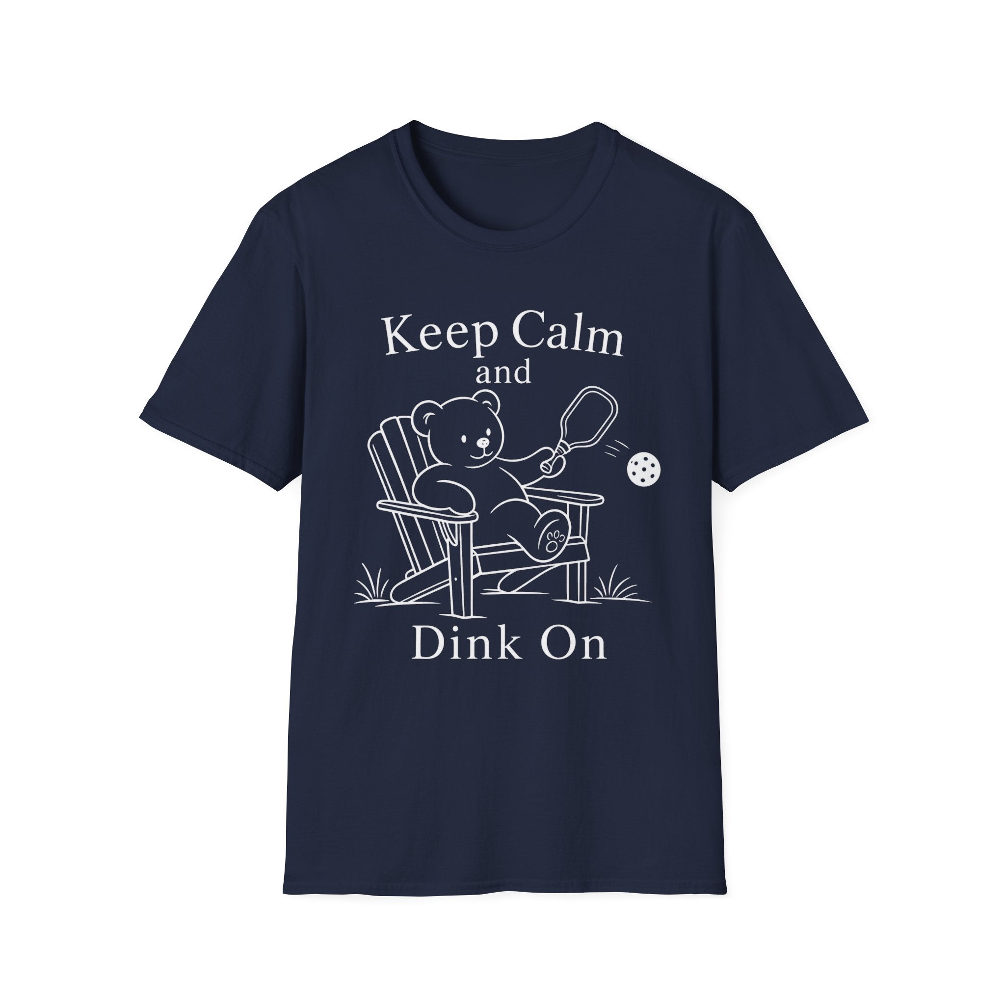 Keep Calm and Dink on Dark T-Shirt