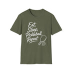 Eat Sleep Pickleball Repeat Dark T-Shirt