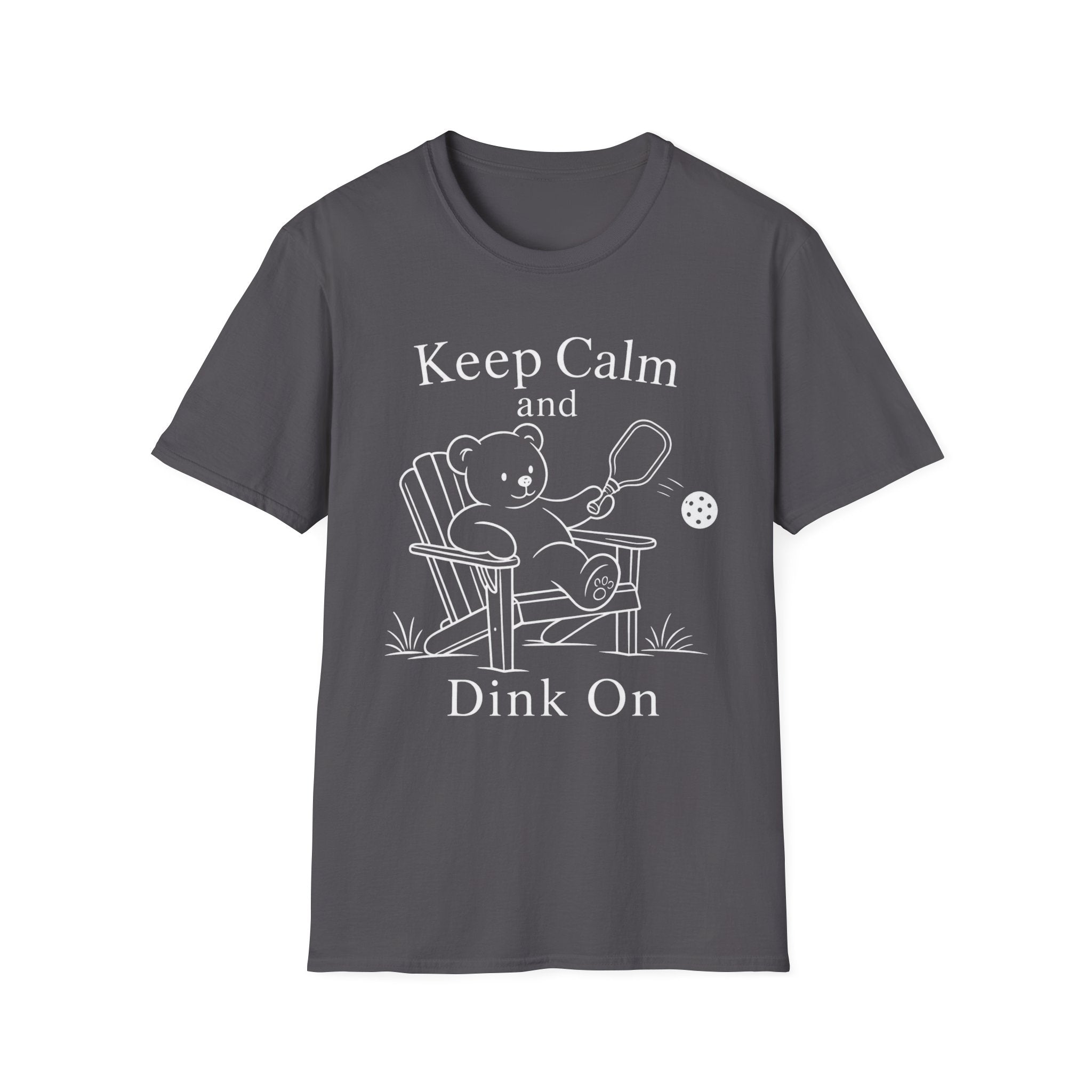 Keep Calm and Dink on Dark T-Shirt
