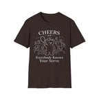Cheers and Everybody Knows Your Name Dark T-Shirt