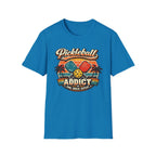 Retro Pickleball Addict Dark T-Shirt