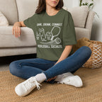 Dink. Drink. Connect. Pickleball Socialite Dark T-shirt