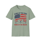 USA Pickleball Flag Home of the Free Land of the Brave T-Shirt