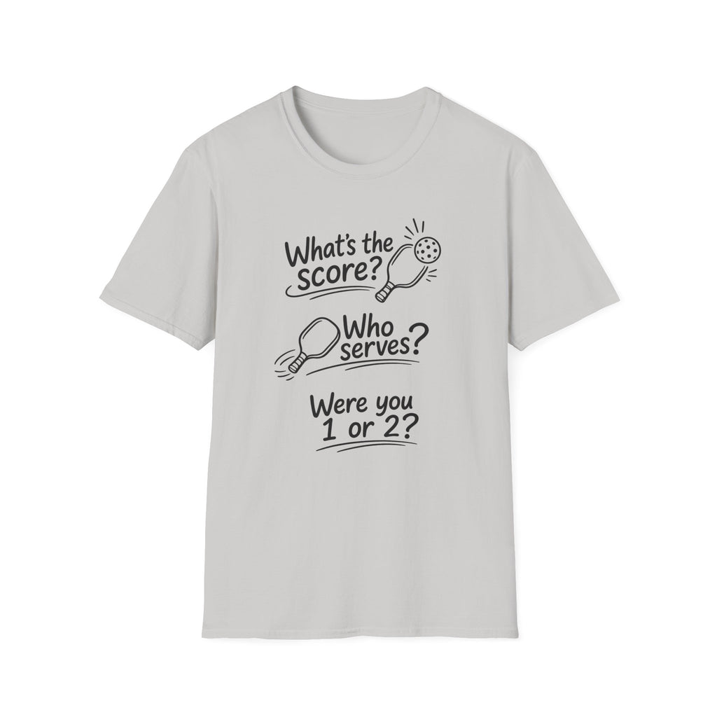 What's the Score? Who Serves? T-Shirt