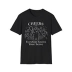 Cheers and Everybody Knows Your Name Dark T-Shirt