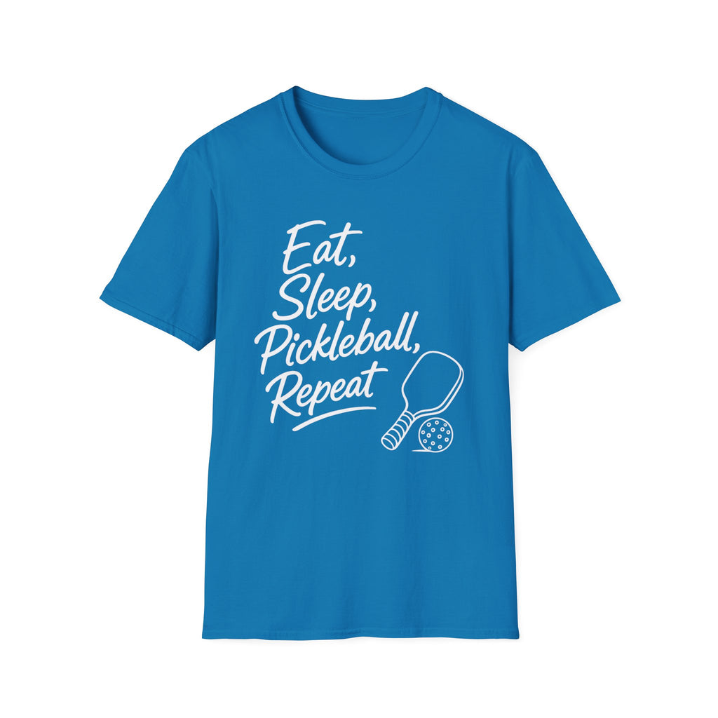 Eat Sleep Pickleball Repeat Dark T-Shirt