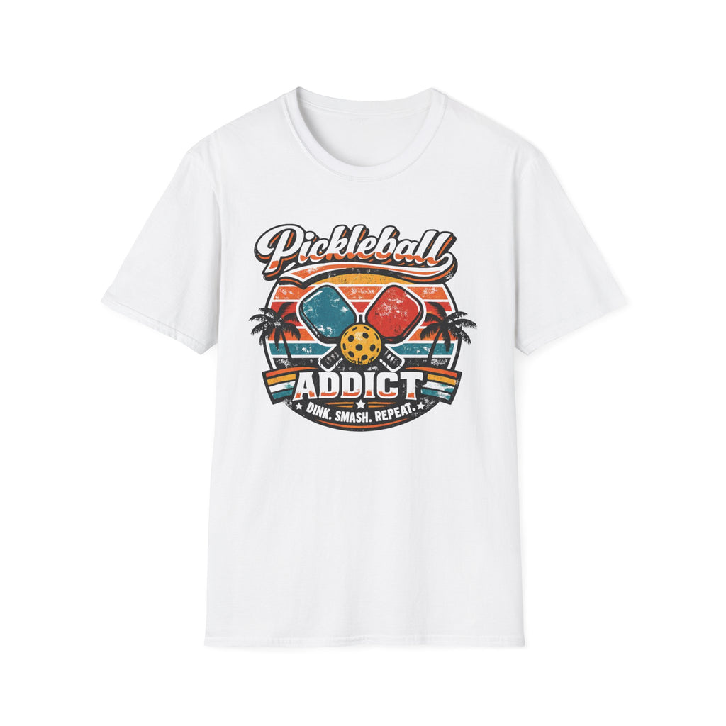 Retro Pickleball Addict T-Shirt
