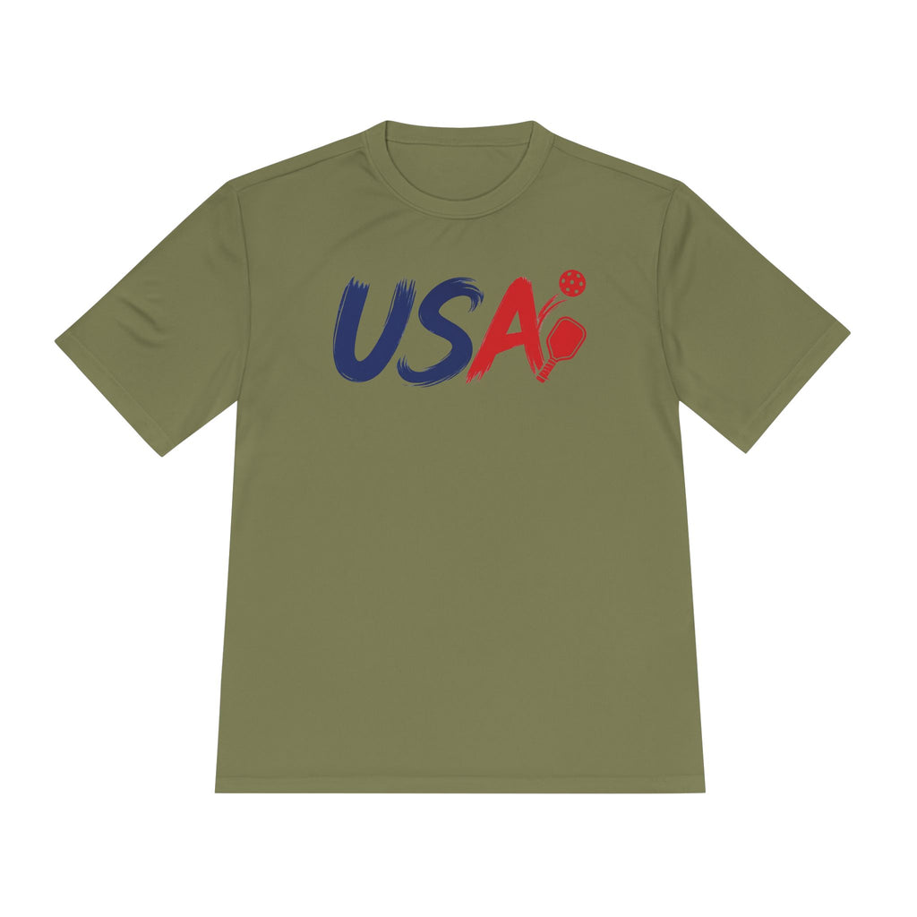 USA Pickleball Tee — Moisture-Wicking Shirt
