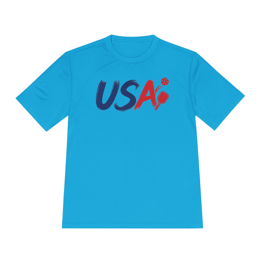 USA Pickleball Tee — Moisture-Wicking Shirt