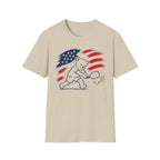 USA Teddy Bear Pickleball Flag