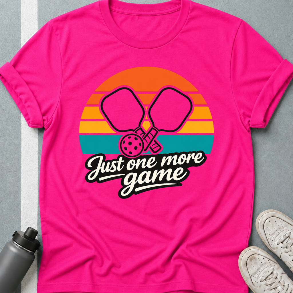 Retro just one more game sunrise T-Shirt