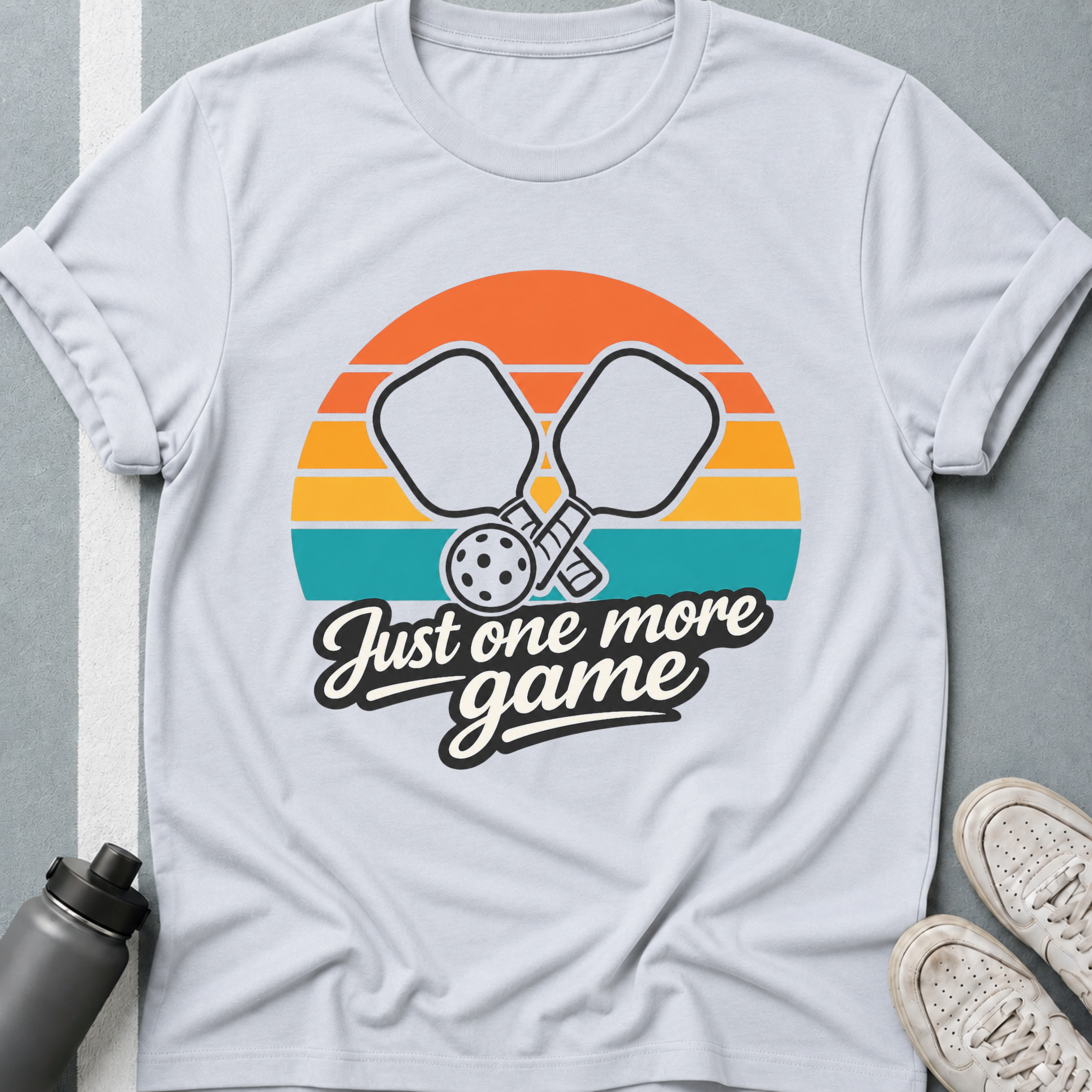 Retro just one more game sunrise T-Shirt