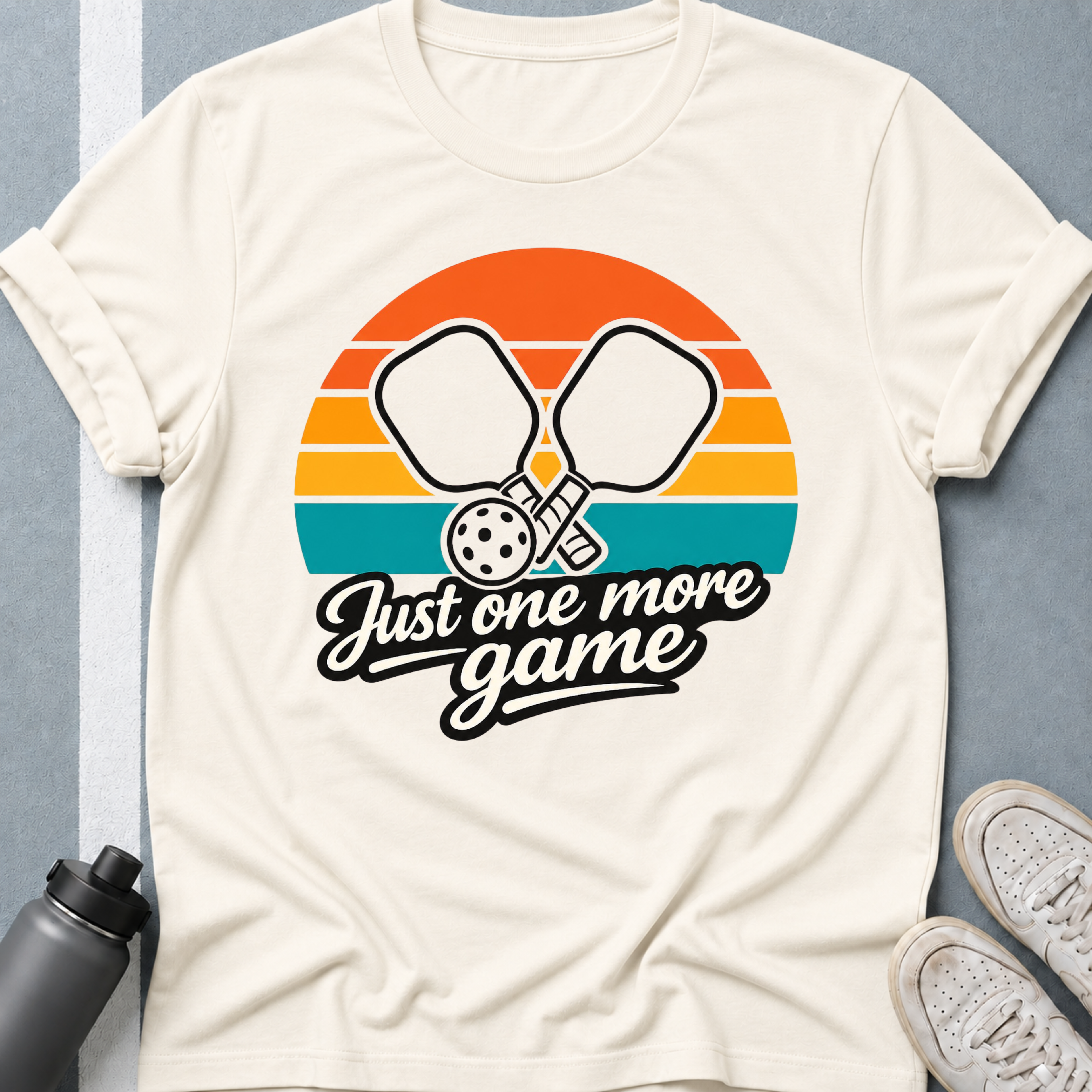 Retro just one more game sunrise T-Shirt