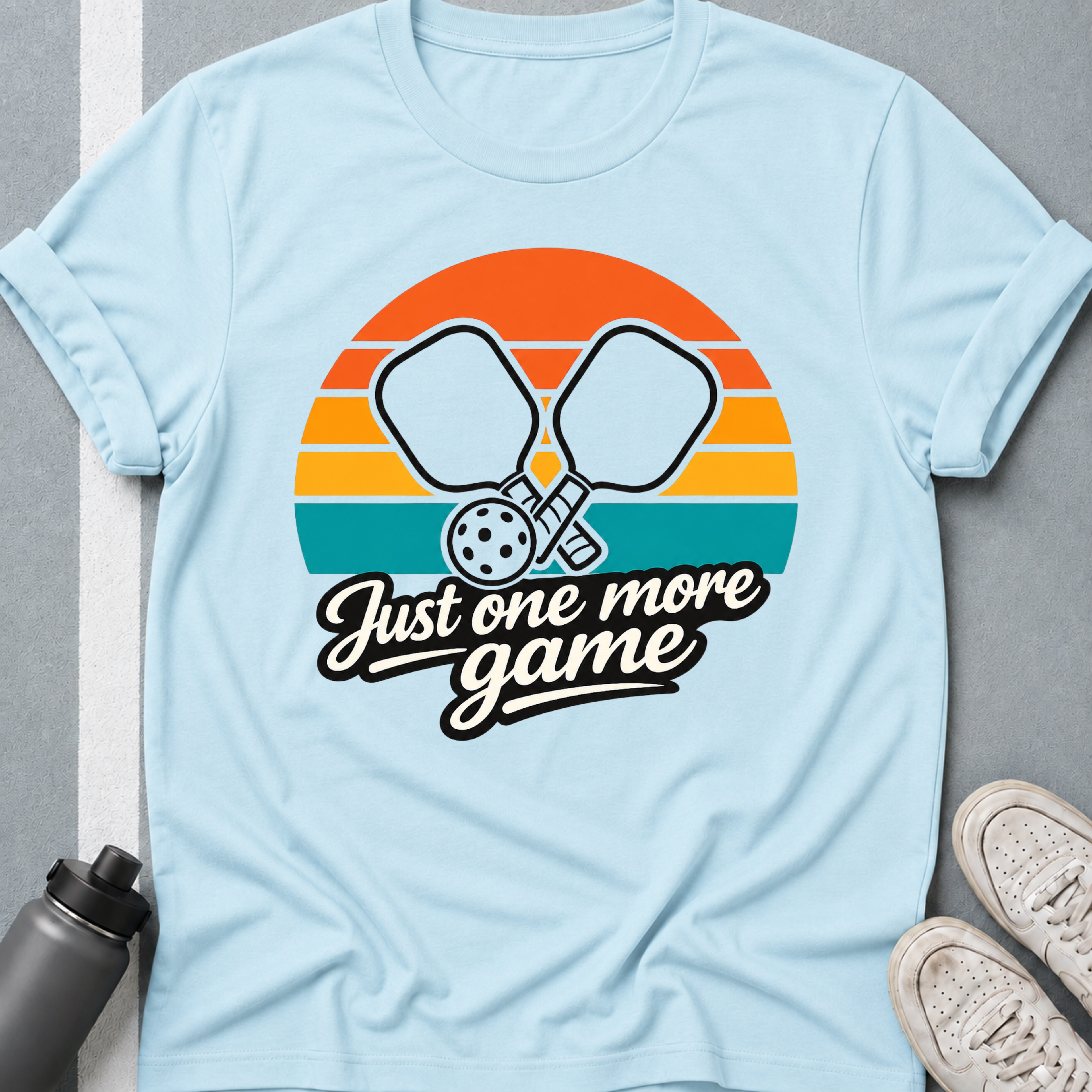 Retro just one more game sunrise T-Shirt