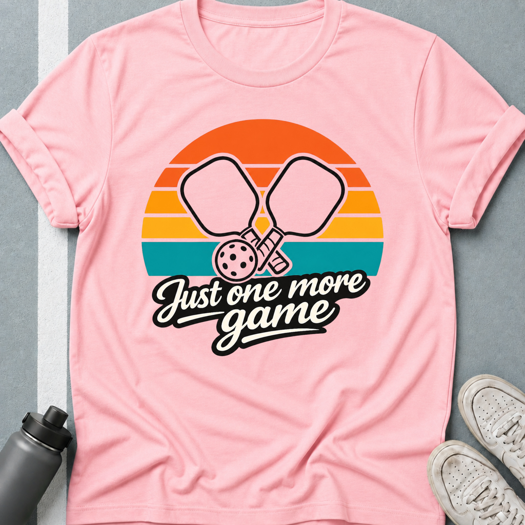 Retro just one more game sunrise T-Shirt