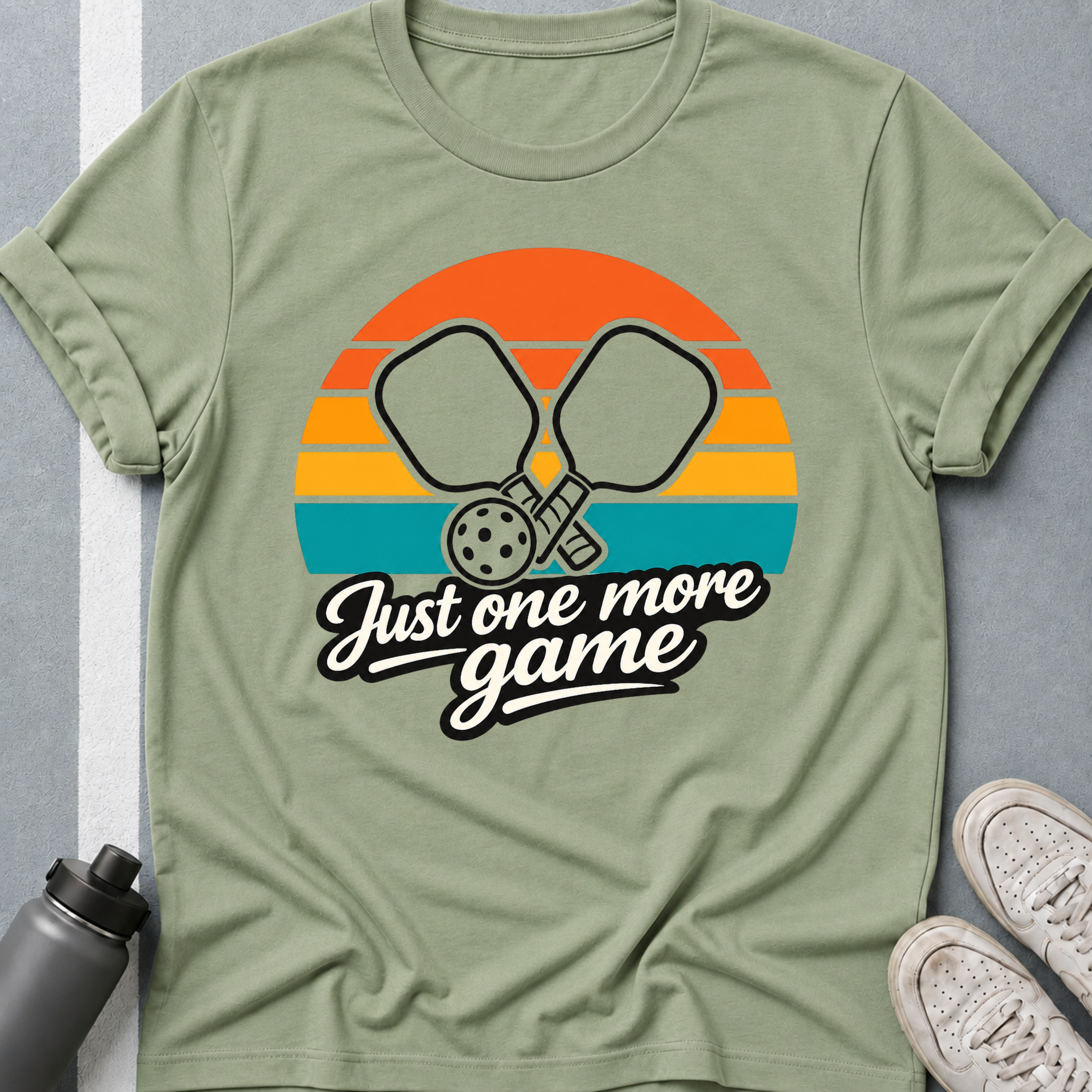 Retro just one more game sunrise T-Shirt