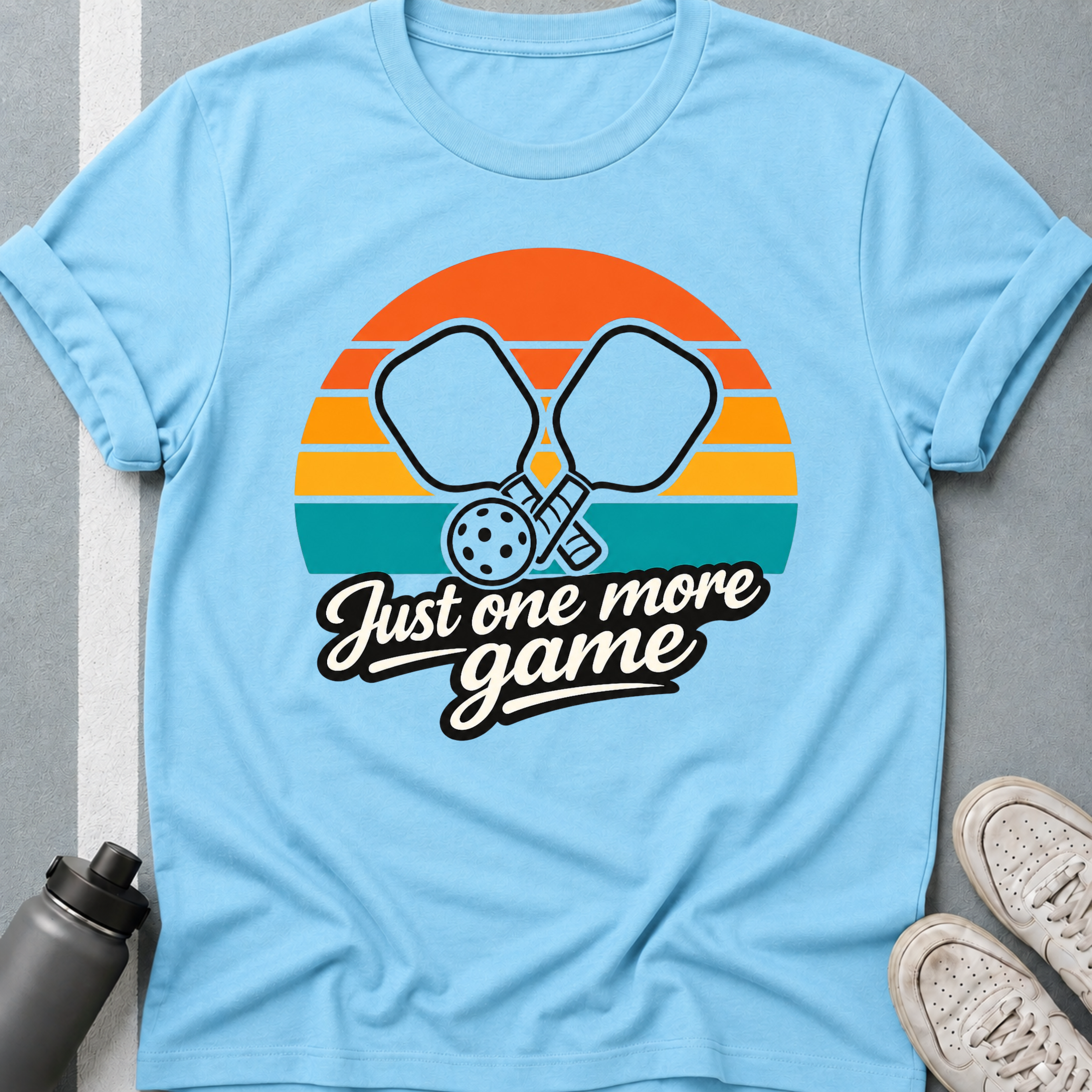 Retro just one more game sunrise T-Shirt