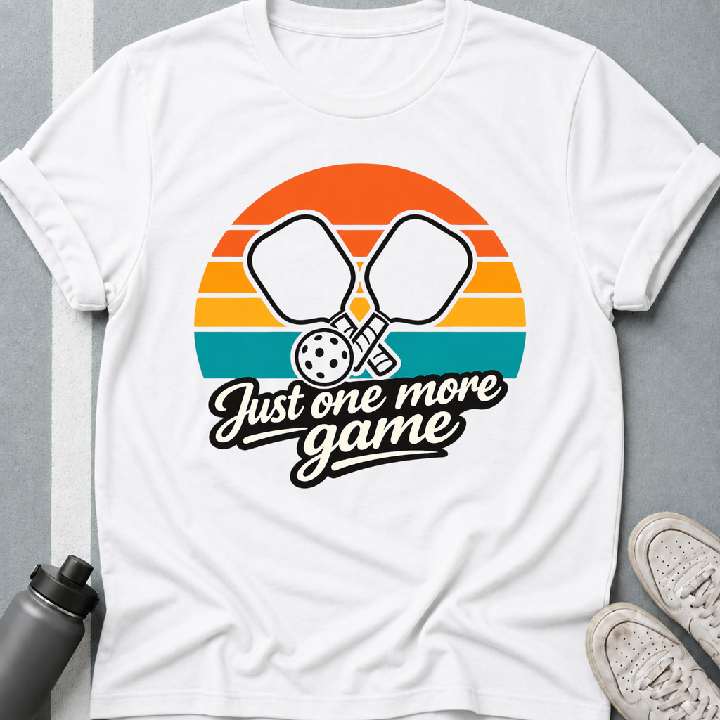 Retro just one more game sunrise T-Shirt