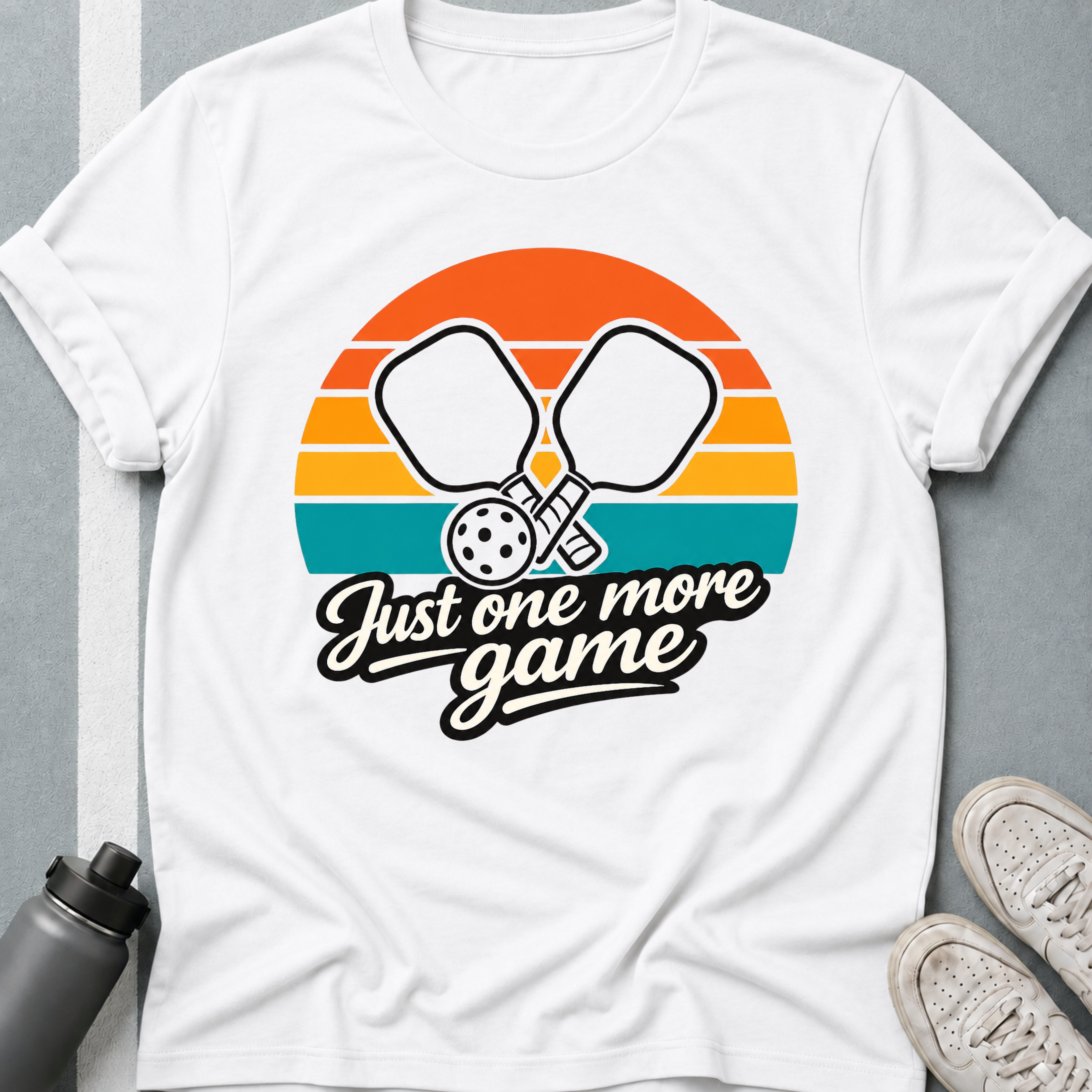 Retro just one more game sunrise T-Shirt